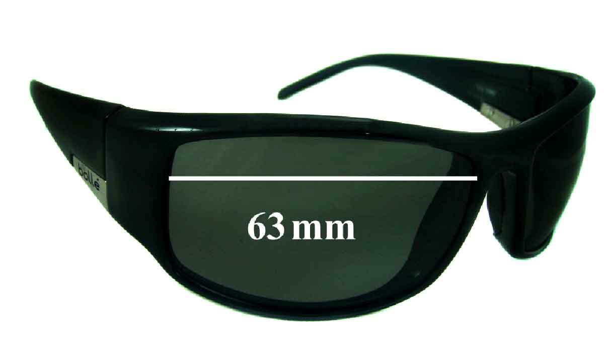SFx Replacement Sunglass Lenses fits Bolle King 63mm Wide x 41mm