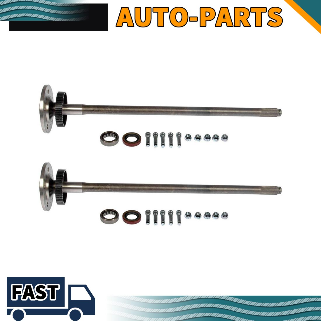 Dorman Axle Shaft with ABS Pair Kit for Base and GT 28 Spline 9904
