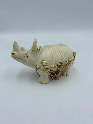 Harmony Kingdom Horn A Plenty Rhino Peter Calvesbert Treasure Jest TJLRH - Foto 2 di 10