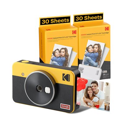 Kodak KODAK Mini Shot 2 Retro 4PASS 2-in-1 Instant Camera Kodak KODAK Mini Shot 2 Retro 4PASS 2-in-1 Instant Camera