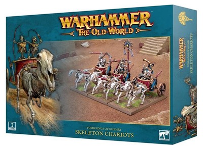 Warhammer The Old World Tomb Kings of Khemri Skeleton Chariots Classic Fantasy