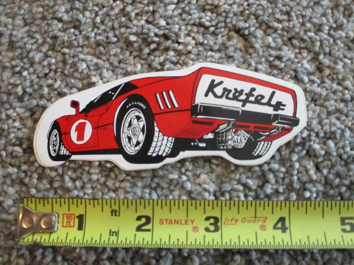 Very Rare vintage Ferrari 288 GTO Race car decal sticker adesivo