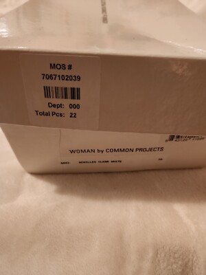 Woman by COMMON PROJECTS Achilles clear white 6043 39 0506 size 39