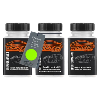 Autolack Lackstift Set für Lexus Scion 6W7 Thermo Tect Lime Green Perl 3 x 50ml