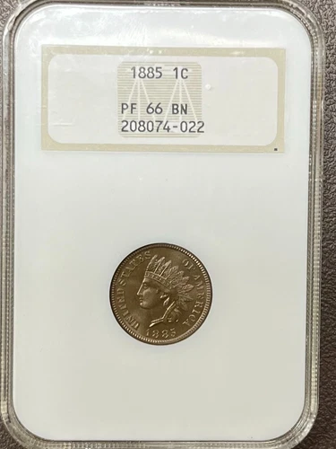 1885 NGC Indian Cent GEM Proof 66 Exquisite. Check our 500 ++ New store listings