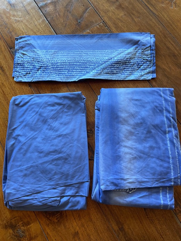 Duvet cover fitted sheet,pillow case,Twin sheet set,100% cotton,new