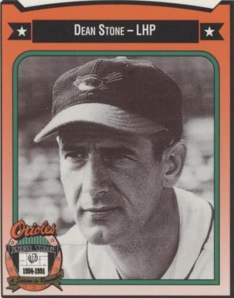 1991 All-Time Baltimore Orioles Team Issue - Dean Stone #443 - 1 of 1