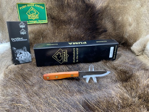 2018 Puma 120002 Schalen II Knife With Hardwood Handles Mint In Box - Picture 16 of 20