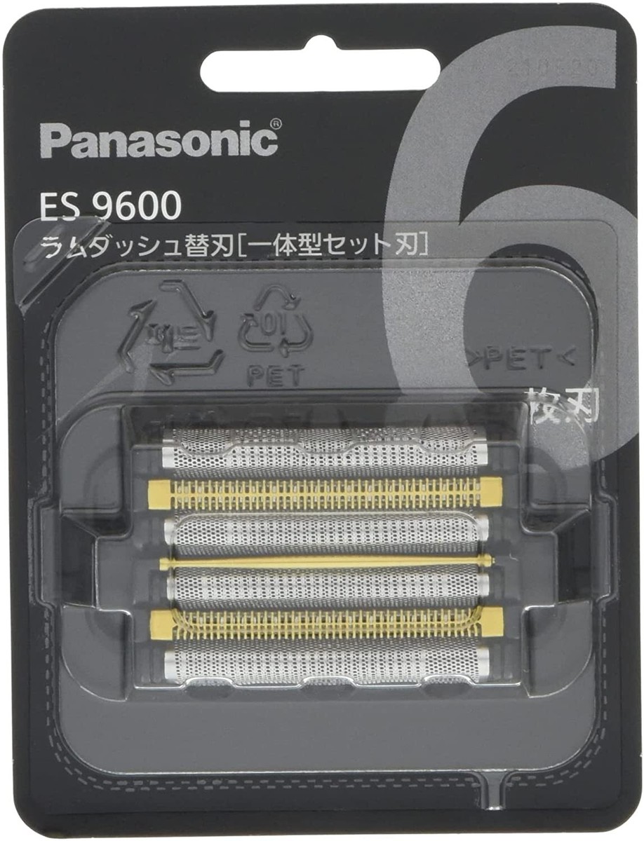 脱毛・除毛 Panasonic ES9600 BLACK Panasonic spare blade men's shaver 6-blade set blade ES9600