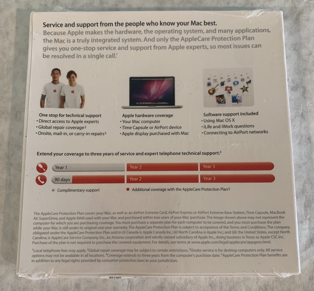 AppleCare Protection Plan for Mac Airport Time Capsule New