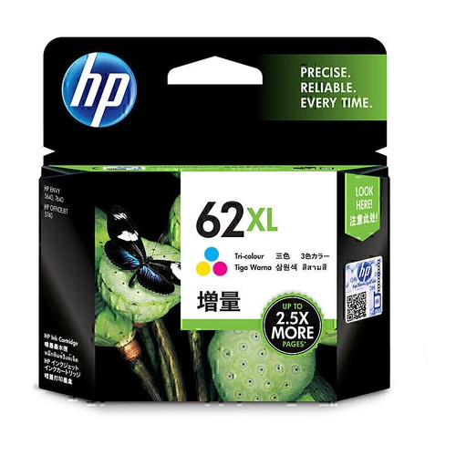 Genuine HP 62XL and HP 62 Standard High Yield Colour Ink Cartridge - New Stock! - Picture 5 of 7