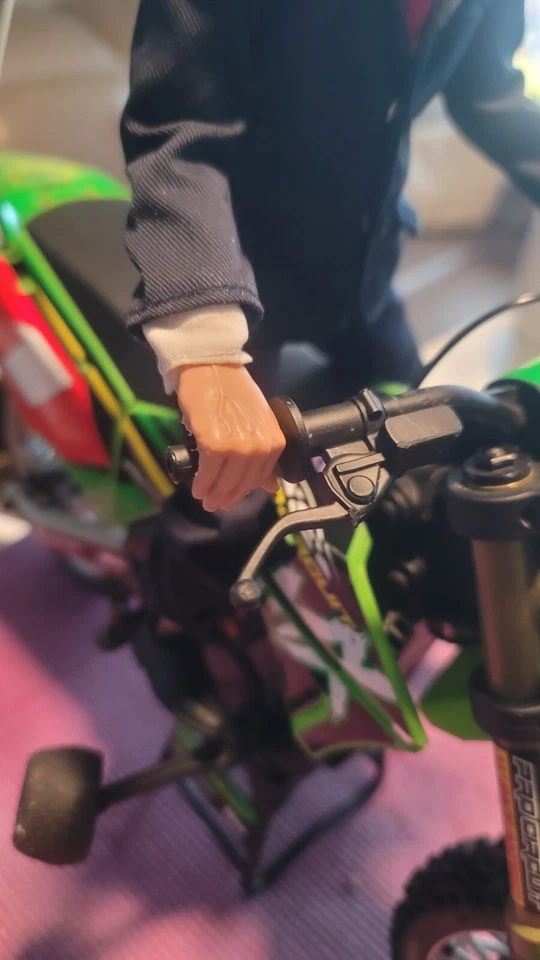 losi promoto mx CUSTOM "Freestyle Trump" Wheelie Trump right out of the box! - Image 3 of 4