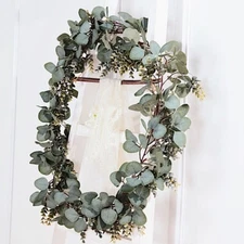 GREEN 6.5 ft Artificial Eucalyptus Boxwood FOLIAGE GARLANDS Wedding Decorations