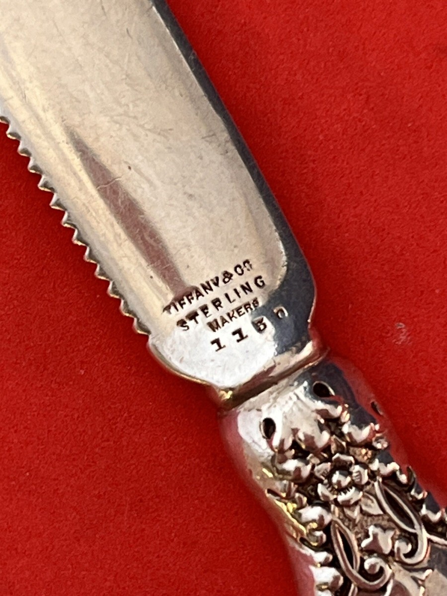 Pocket Handle by Tiffany and Co Sterling Silver Fruit Knife HH AS