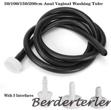 Shower Enema System Vaginal Anal Cleaner Tube Wash Silicone Colon Douche Nozzle
