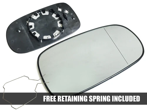 Saab 9-3 & 9-5 03-09 Right Side (Driver) Heated Door Mirror Glass, 12795611