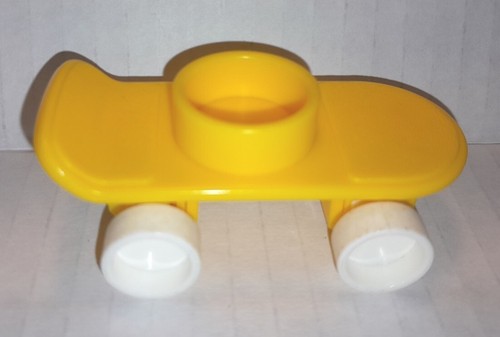 Fisher Price Little People Vintage Yellow House School Skateboard