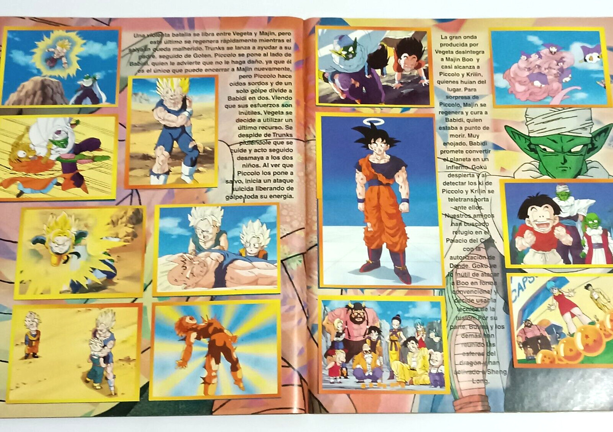 DRAGON BALL Z 5 Album + Full Set 208/208 PERU 2008 Navarrete Majin