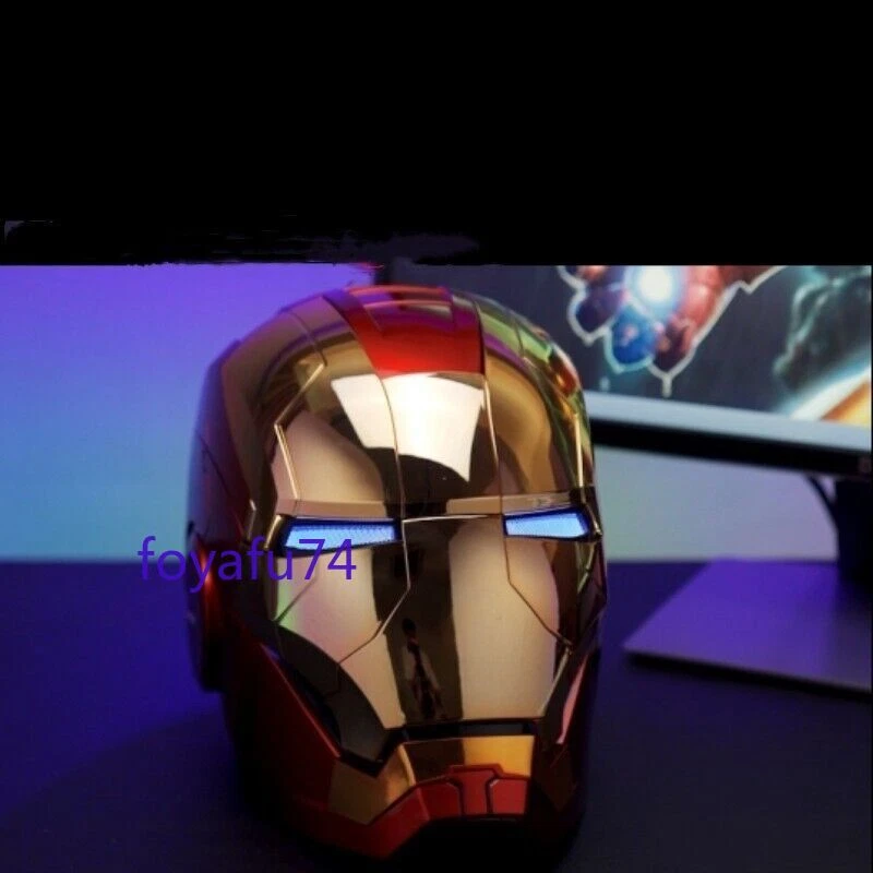 Iron Man 1:1 MK5 Jarvis Deformable Control por Voz Casco Usable Máscara de Navidad Foto 2 de 4