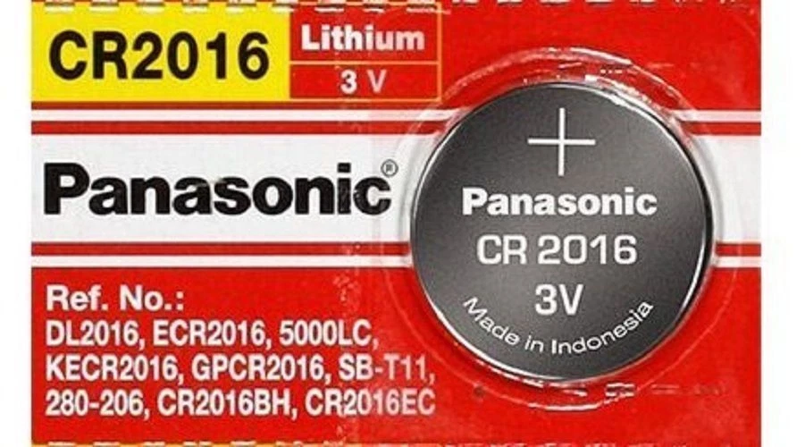 100 x PANASONIC CR2016 CR2016 ECR2016 CÉLULA DE MOEDA DE LÍTIO Botão Bateria Expira 2025  - Imagem 4 de 4