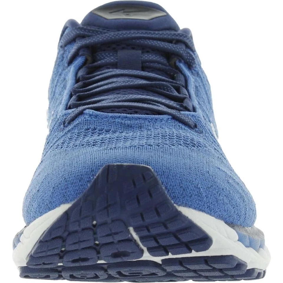*NUEVO EN CAJA* ZAPATILLAS PARA CORRER MIZUNO WAVE SKY WAVEKNIT 3 PARA HOMBRE (CAMPANULA/PLATEADAS) TALLA 12 Foto 4 de 4