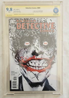 Detective Comics 880 CBCS DC Batman signiert von Jock Iconic Joker Cover