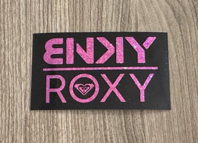 Authentic BNKY X Roxy Sticker Binkybro Decal Ski Snowboard Glitter Pink