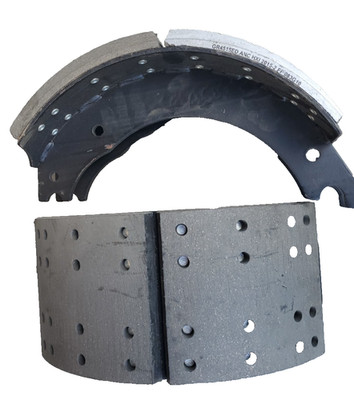 Relined Haldex GG4514QG Brake Shoes 16-1/2''x6''  23k Lbs 23,000 Lbs 4514