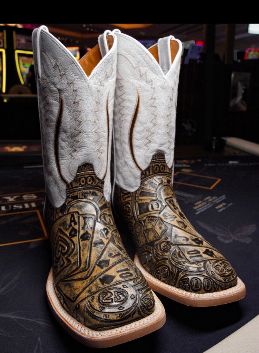 The Gambler Square Toe Limited Edition Boots | eBay