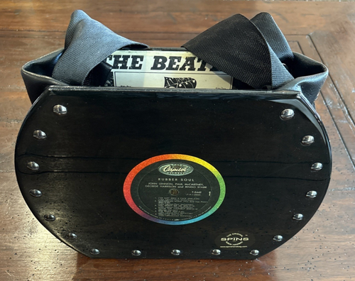 THE BEATLES Original Spins Album LP Record Handbag w/ Straps New In Box HTF - Picture 2 of 19