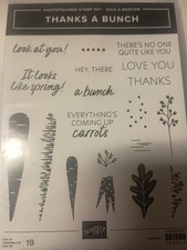 Stampin Up THANKS A BUNCH Stamp Set V2
