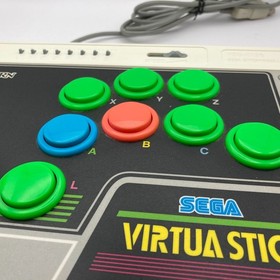 Sega Saturn Virtua Stick Controller HSS-0136 Arcade Fight Stick In Box CIB Japan