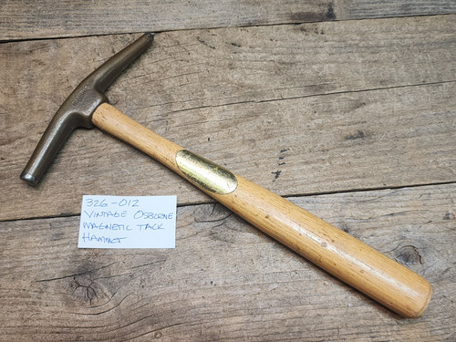 Vintage C.S OSBORNE Brass Hammer Magnetic Tack Upholstery Leather Tool