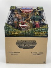 2015 MOTU Snake Armor He-Man Battle Armor King Hssss MOTUC Classics 2 Pack