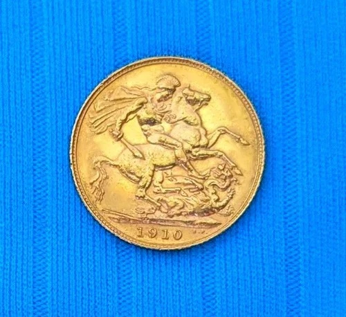 1910 Edward VII Gold Sovereign — photo from the most recent tracked eBay sale