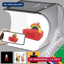 DUCLUS Mini Photo Studio Light Box,Portable Folding Photography Light Tent kit w