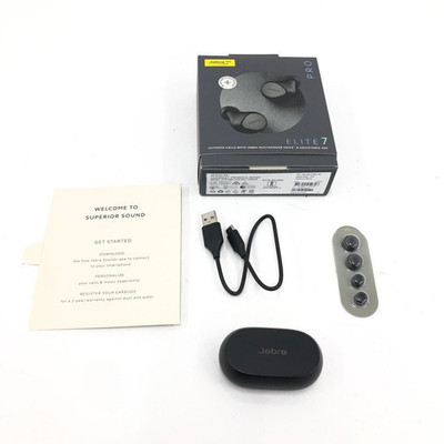 Jabra Elite 7 Pro Black Wireless Noise Canceling In-Ear Earbuds Bluetooth Case