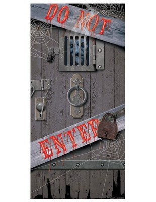 Beistle - Spooky Door Cover - 30'' x 5' - 30-Inch by 5-Feet, 30-inch By 5-feet