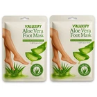 2 x Exfoliating Foot Peel Sock Mask Aloevera Baby Soft Feet Removes Dead Skin