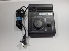 Vintage Model Rectifier Railpower 1370 DC Train Transformer Power Pack Black 15V