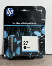 HP 27 Black Ink Cartridge C8727AN New in Box Expired 3/2012
