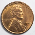 1940-S Lincoln Wheat Penny Uncirculated, San Francisco Mint