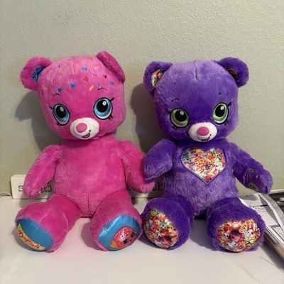 Build a Bear Workshop Purple and Pink Shopkins Teddy Plush DLISH Donut, BAB, 18''