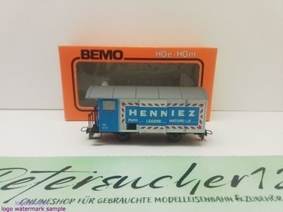 Bemo H0m DC 2274 321 gedeckter Güterwagen ''Henniez'' / Gk / RhB / OVP