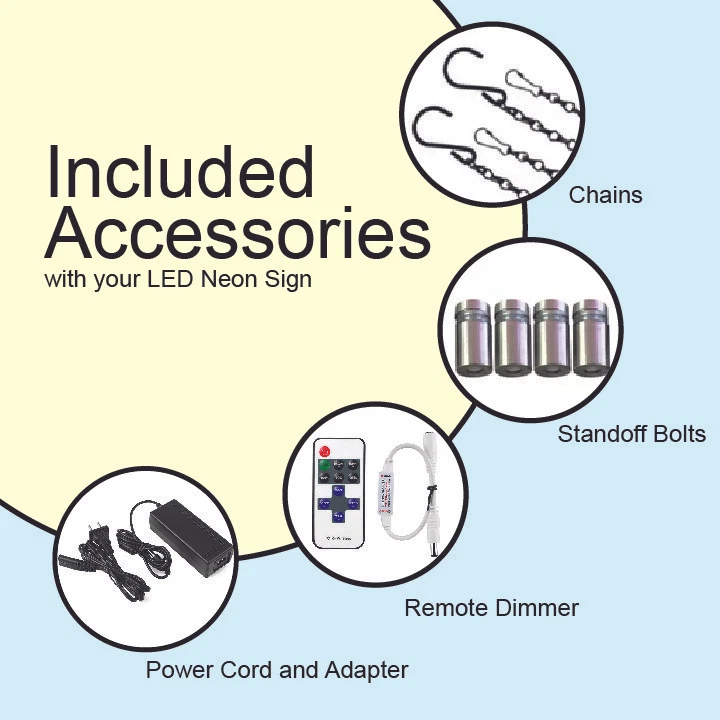 Letrero de taberna para pantallas de ventana/pared | LED Flex Neon | 32"W x 13"H x 1"D Foto 4 de 4