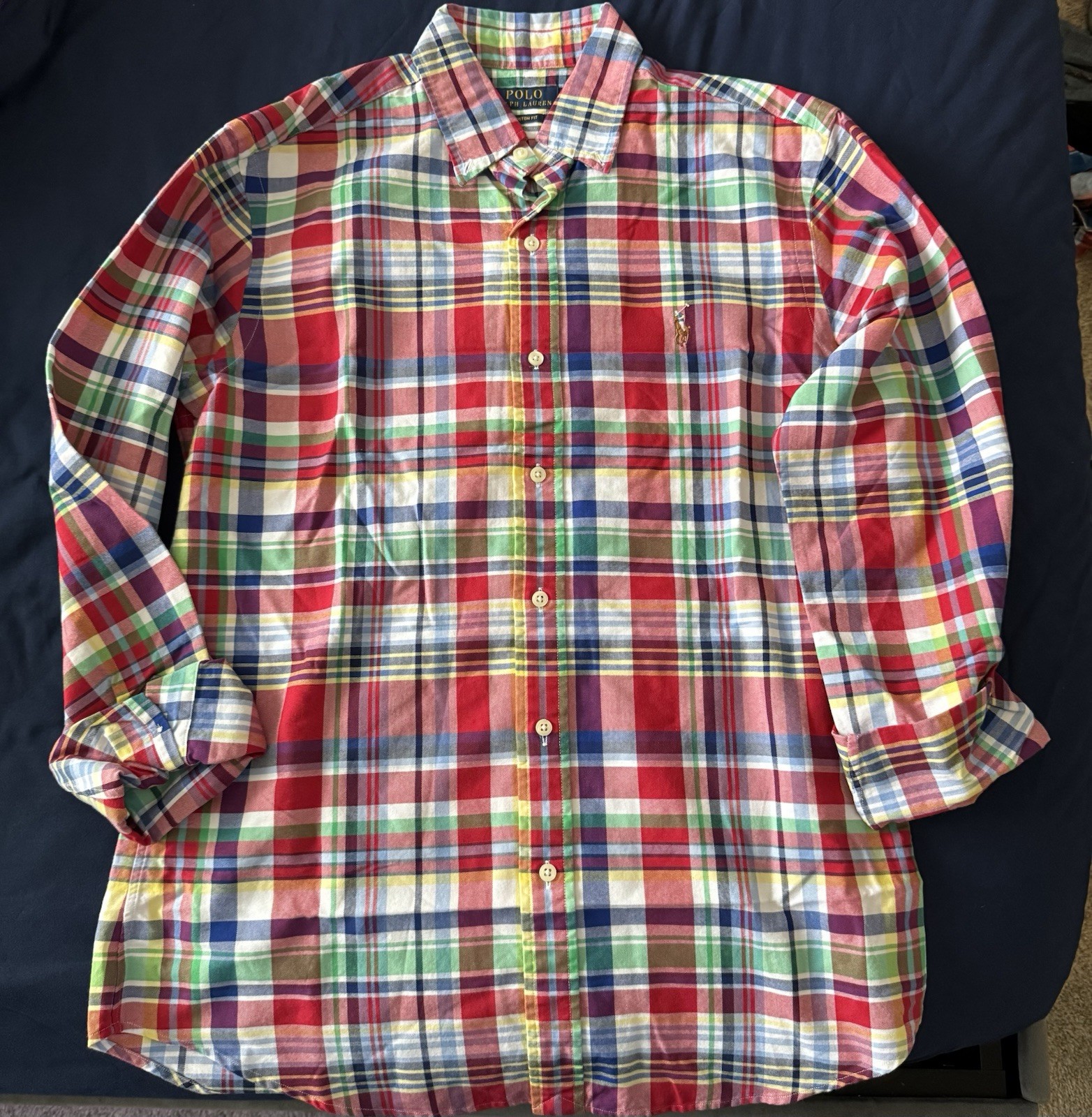polo ralph lauren button down medium - image 1