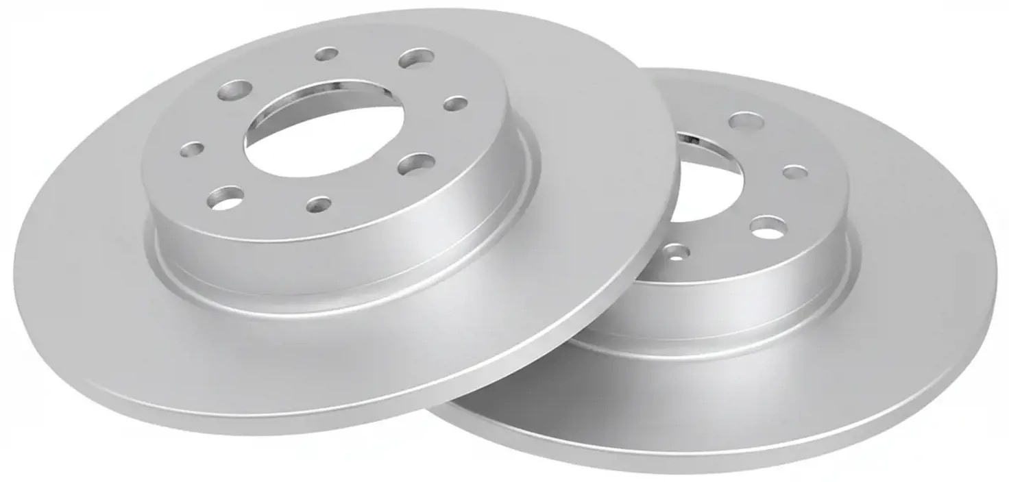 2x Brake disc solid 17924 A.B.S. for ALFA ROMEO MITO