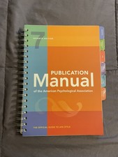 APA Publication Manual 7th Edition Spiral Bou...