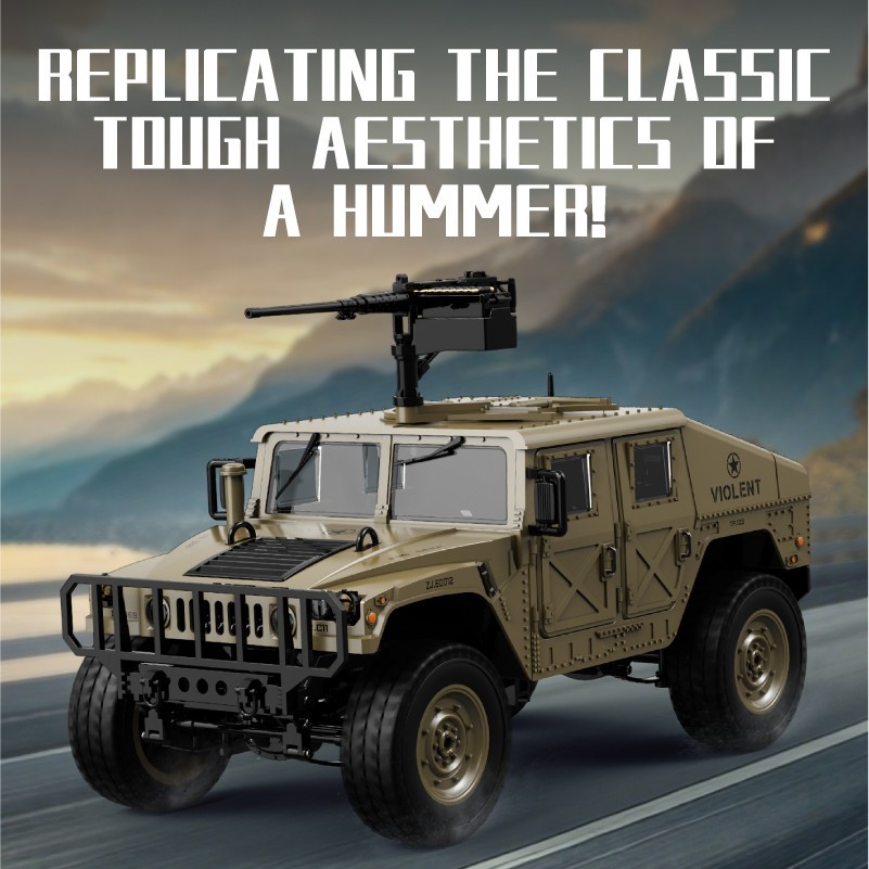 RC Rock Crawler 4x4 Remote Control Truck Off Road Military RC Car 1/10 Scale RTR