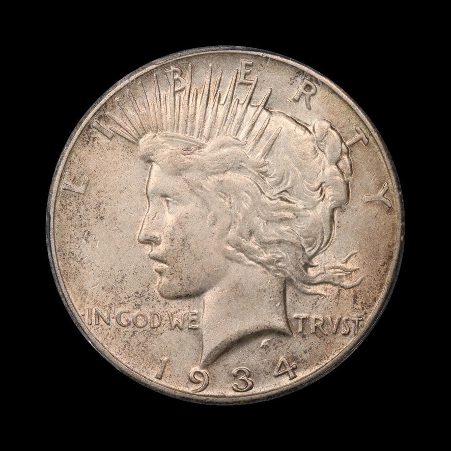 XF 45 Graded 1934 Year Peace Dollars (1921-1935) for sale | eBay